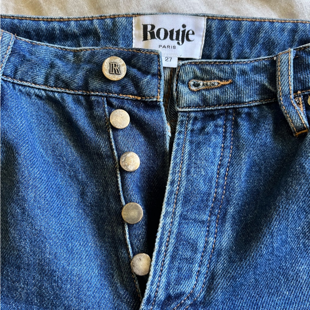 rouje pigalle straight leg jeans w27